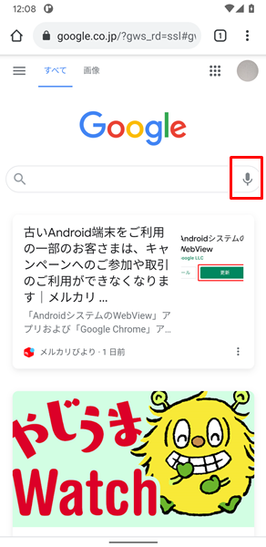 ウェブサイトでのマイクを設定9